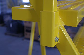 SpaceX step/stair manufactured exceeding customer specifications and standards